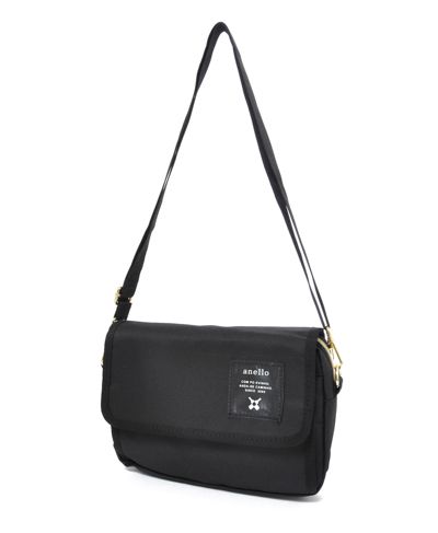 日本 Anello - 旅遊外出隨身包-mini小尺寸-BK黑色