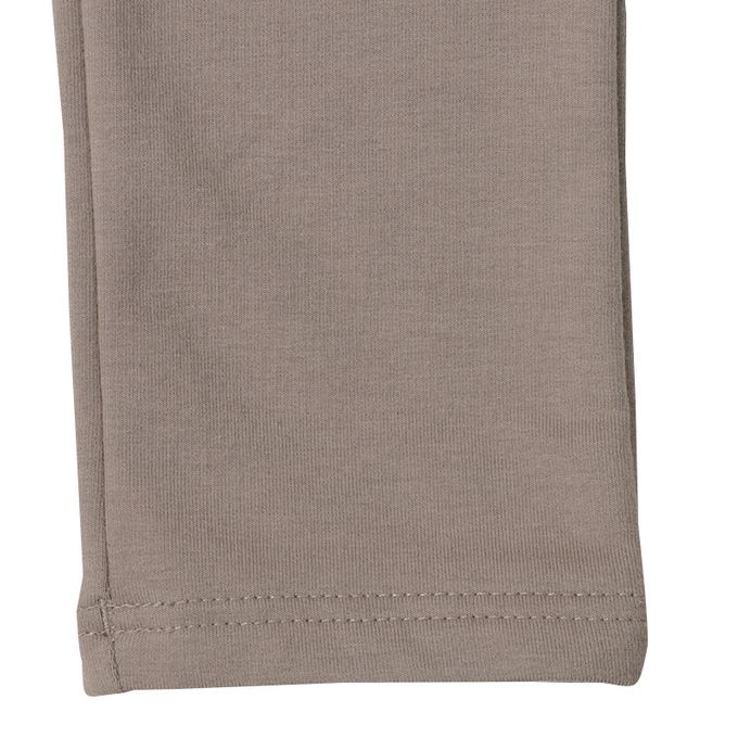 akachan honpo - 10分長經典褲 裏起毛-一般合身款-深灰色