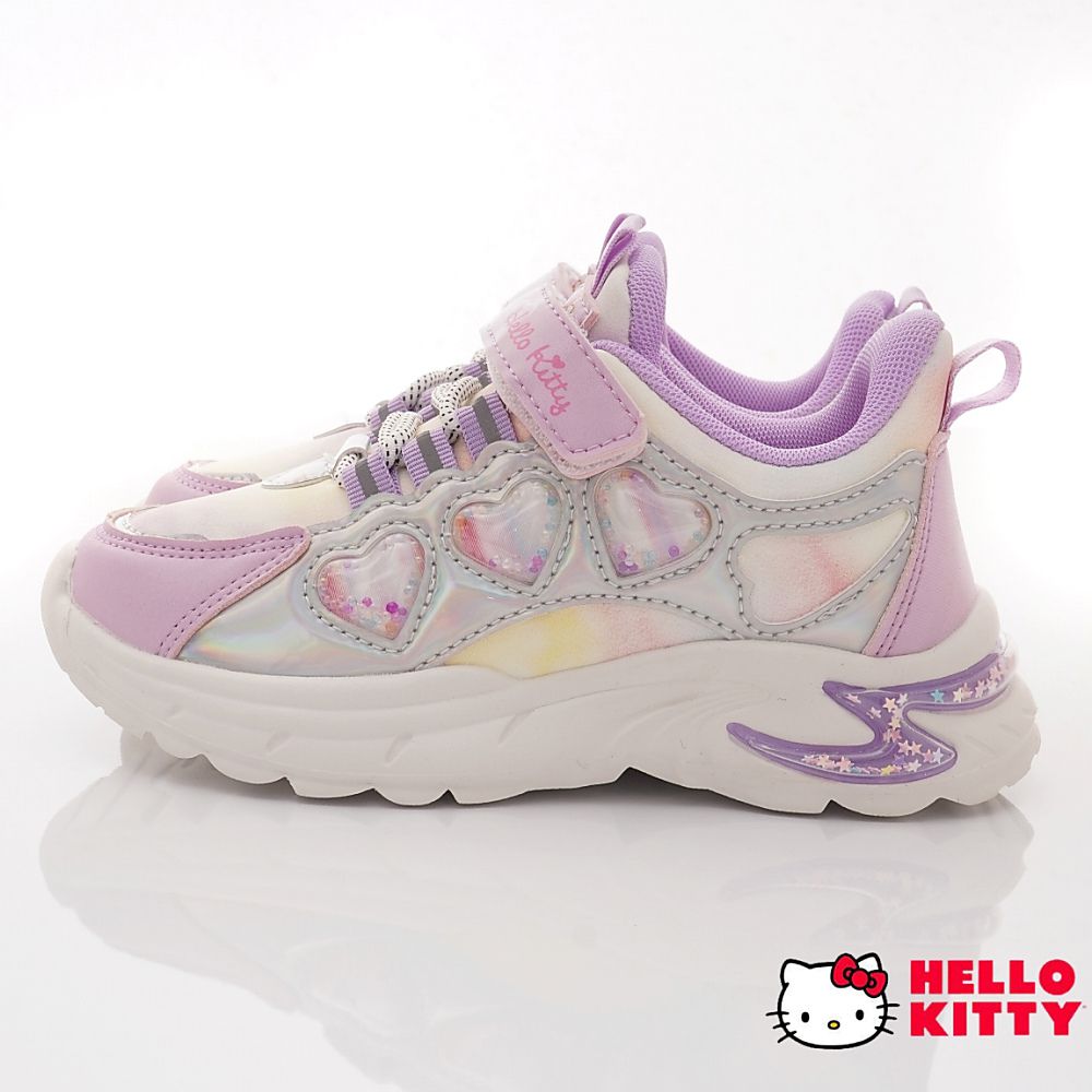 HELLO KITTY - 凱蒂貓甜心休閒款運動鞋(中小童段)-紫