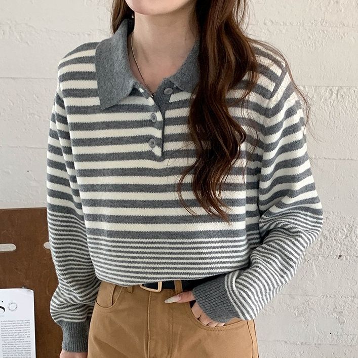 新年限定價！韓系條紋針織衫，任選再85折！