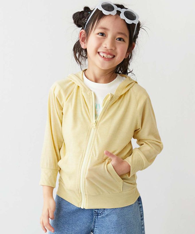 日本 devirock - 90%抗UV 輕薄透氣防曬連帽小外套-薄荷綠