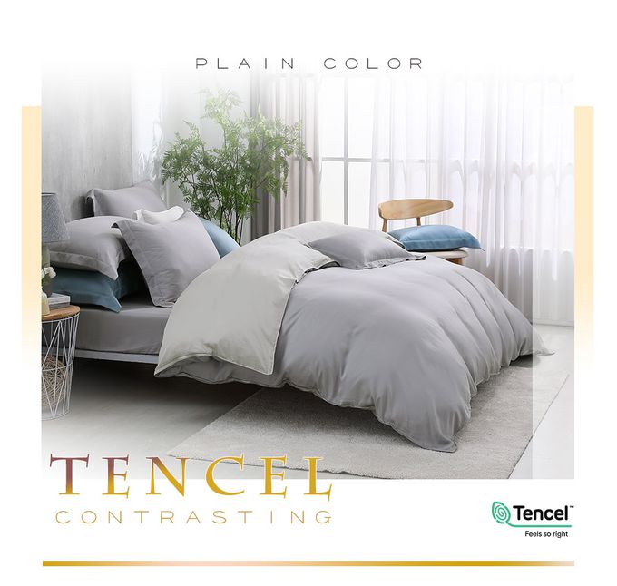 鴻宇 HongYew - 枕套2入/ 天絲300織 / 素色 天絲 萊賽爾-馬歇爾