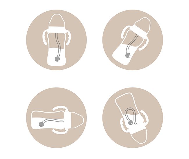 Simba 小獅王辛巴 - 蘊蜜寬口奶瓶蝶型吸管組