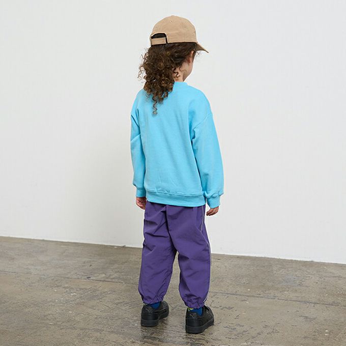 日本 b-ROOM - 百搭街頭風印花裏毛上衣-射籃之星-燕麥灰