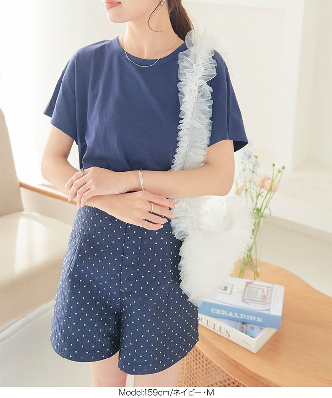 日本 Kobe Lettuce - 經典定番 純棉圓領短袖上衣-果綠