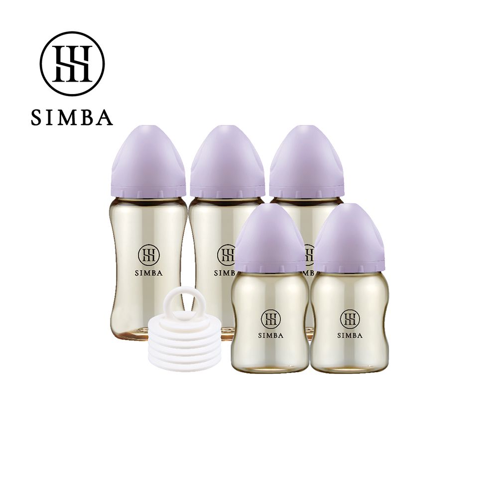 NO.1蘊蜜鉑金儲乳瓶套組-小流量新生適用-紫芙