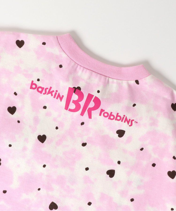 日本 BREEZE - 31冰淇淋聯名 暈染短袖上衣-跳跳糖-薄荷綠