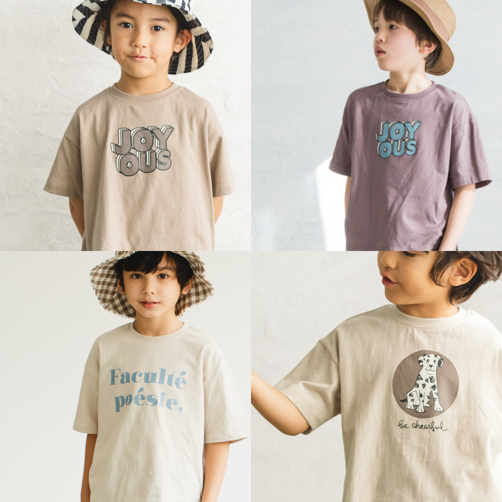 日本 PAIRMANON - 100%柔棉 印花短T-Go for it!-咖啡