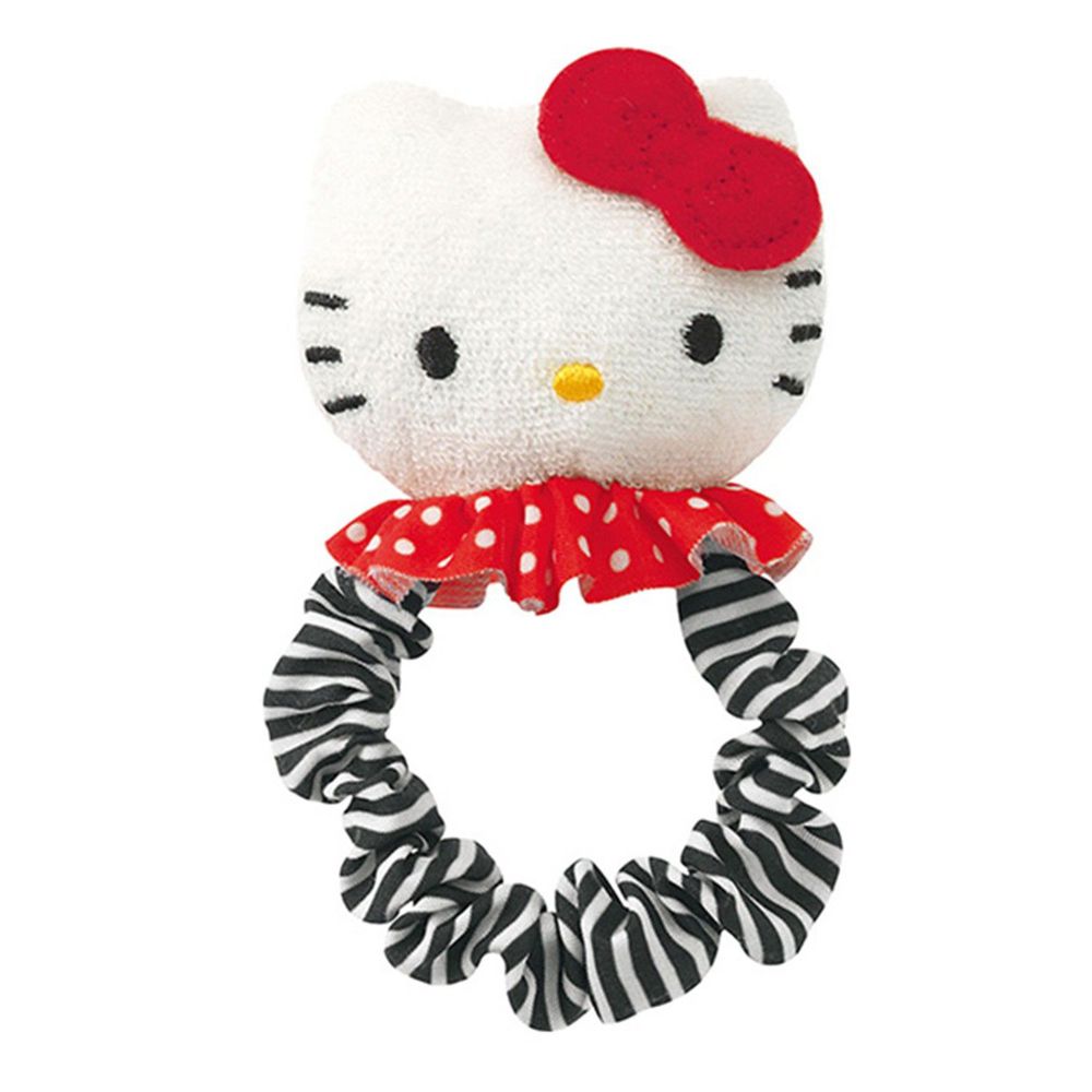 日本 Combi - Hello Kitty布物固齒手搖鈴-0個月起