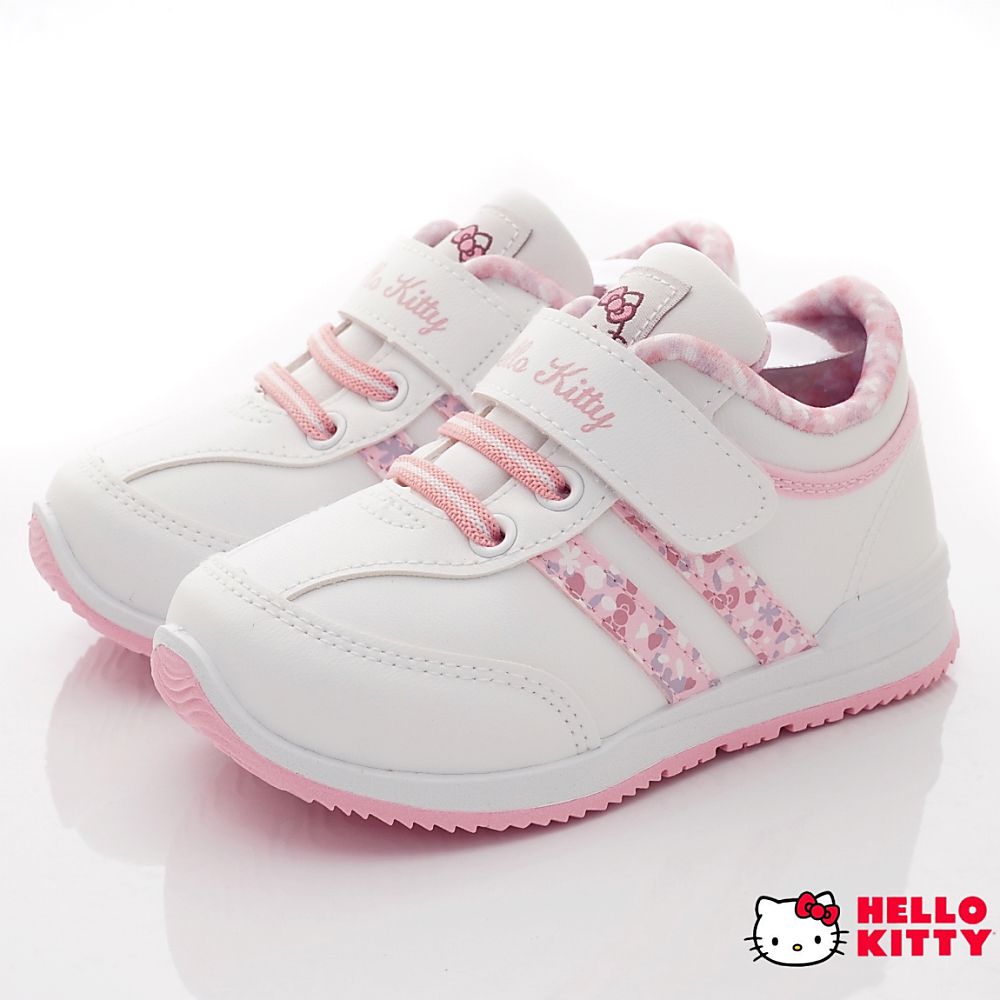 HELLO KITTY - 臺灣製凱蒂貓休閒運動鞋(中小童款)-白