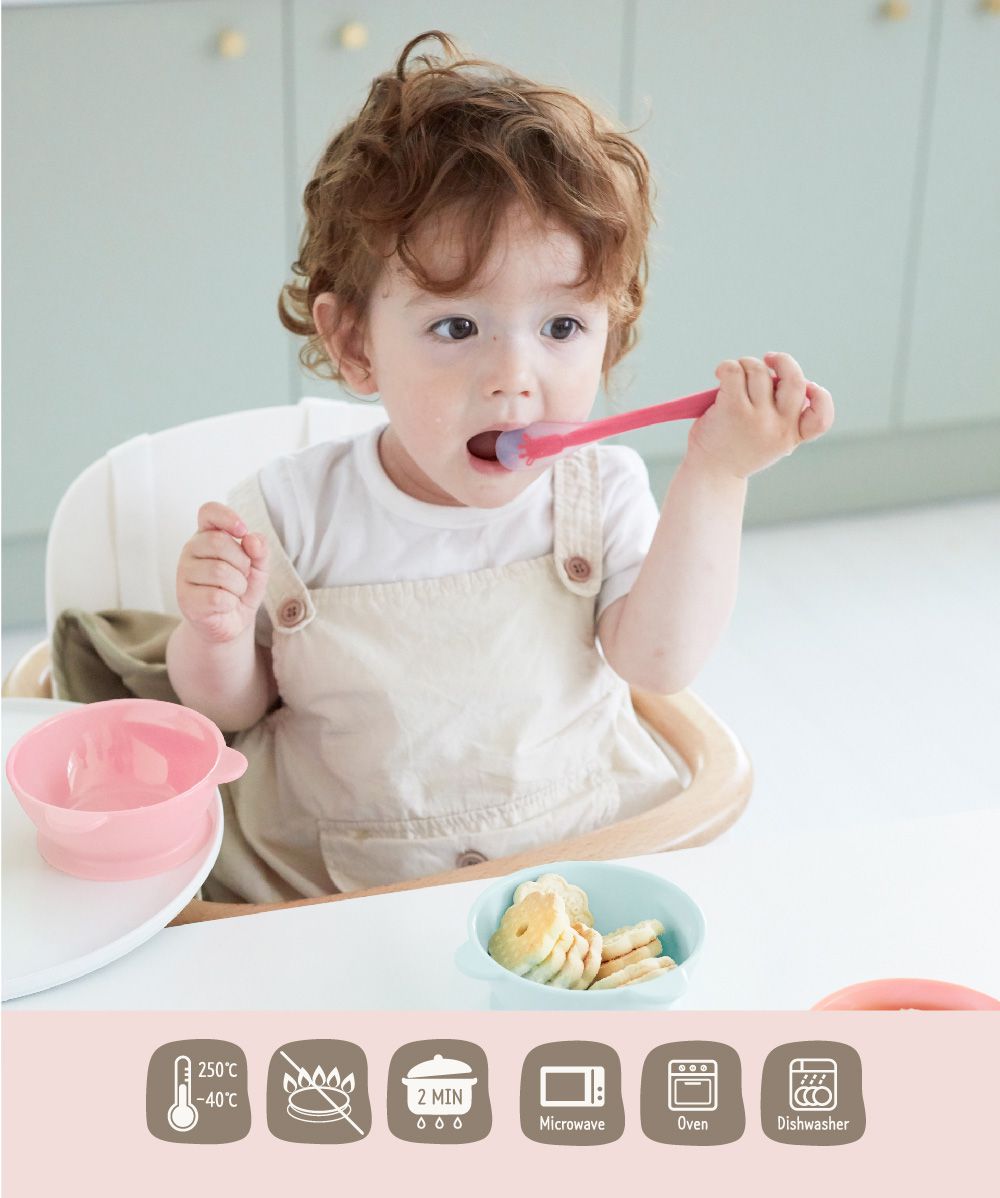 韓國 SILIPOT - 鉑金矽膠造型碗-熊讚-薄荷綠 (104 x 105 x 67 mm)-1入裝