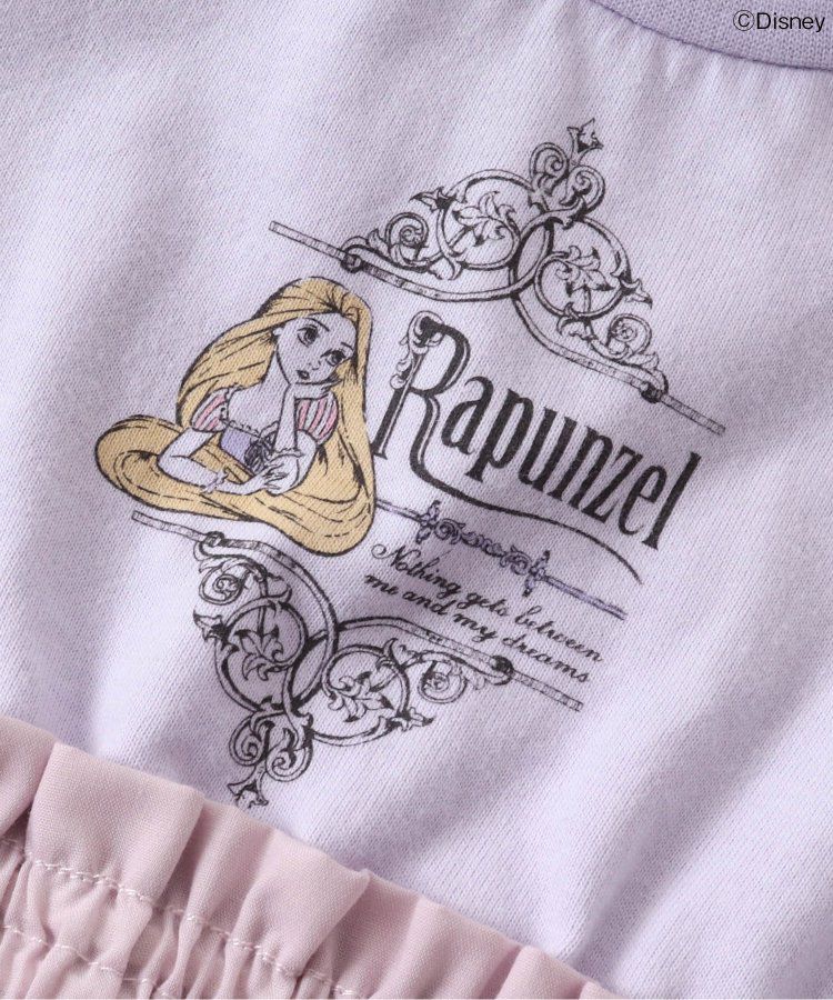 日本 apres les cours - 迪士尼 公主蕾絲拼接澎裙洋裝-小美人魚-粉x嫩綠