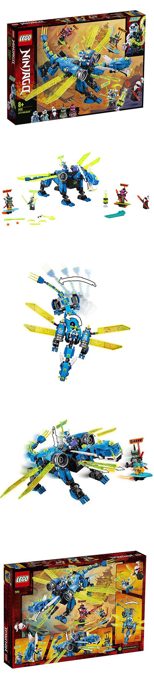 樂高 LEGO - 樂高 NINJAGO 旋風忍者系列 - 阿光的電子龍 71711-518pcs