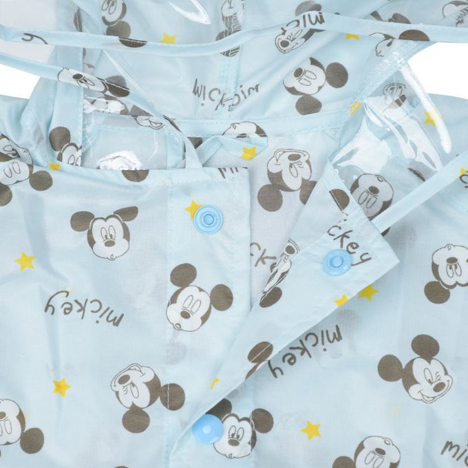 akachan honpo - 短斗篷式雨衣-迪士尼-淺藍色 (80~95cm)