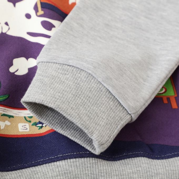 love, charlotte - 夜光恐龍博物館全棉長袖衛衣