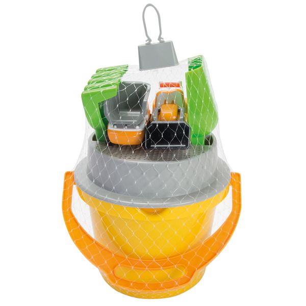 dantoy - 【合購組】砂石車玩沙6件組+玩沙水車-送玩沙鏟子(顏色隨機)