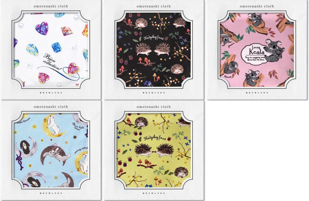 日本 3carat - 質感柔滑3C擦拭布 [韓製]-童話刺蝟-黑x紫 (23x23cm)