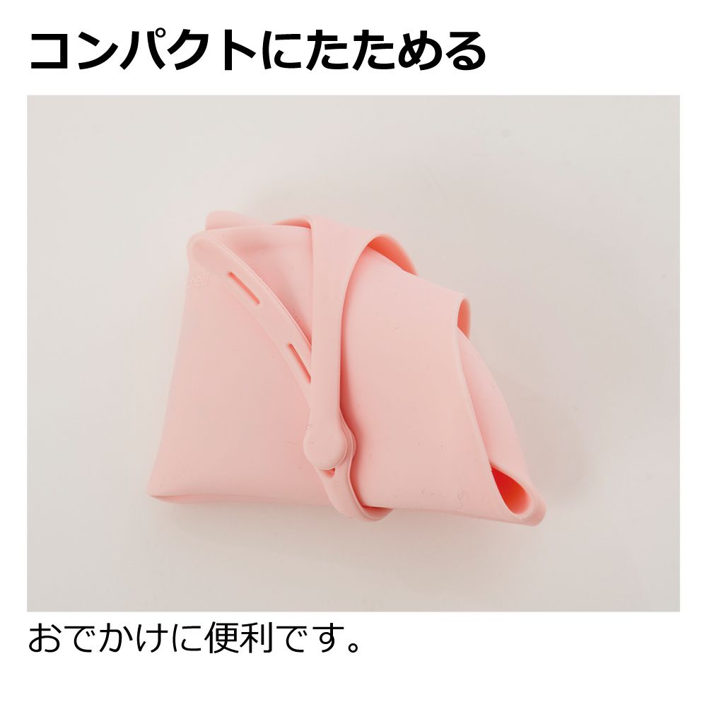 日本 Richell 利其爾 - 萌答答矽膠防水圍兜-矽膠防水-藍