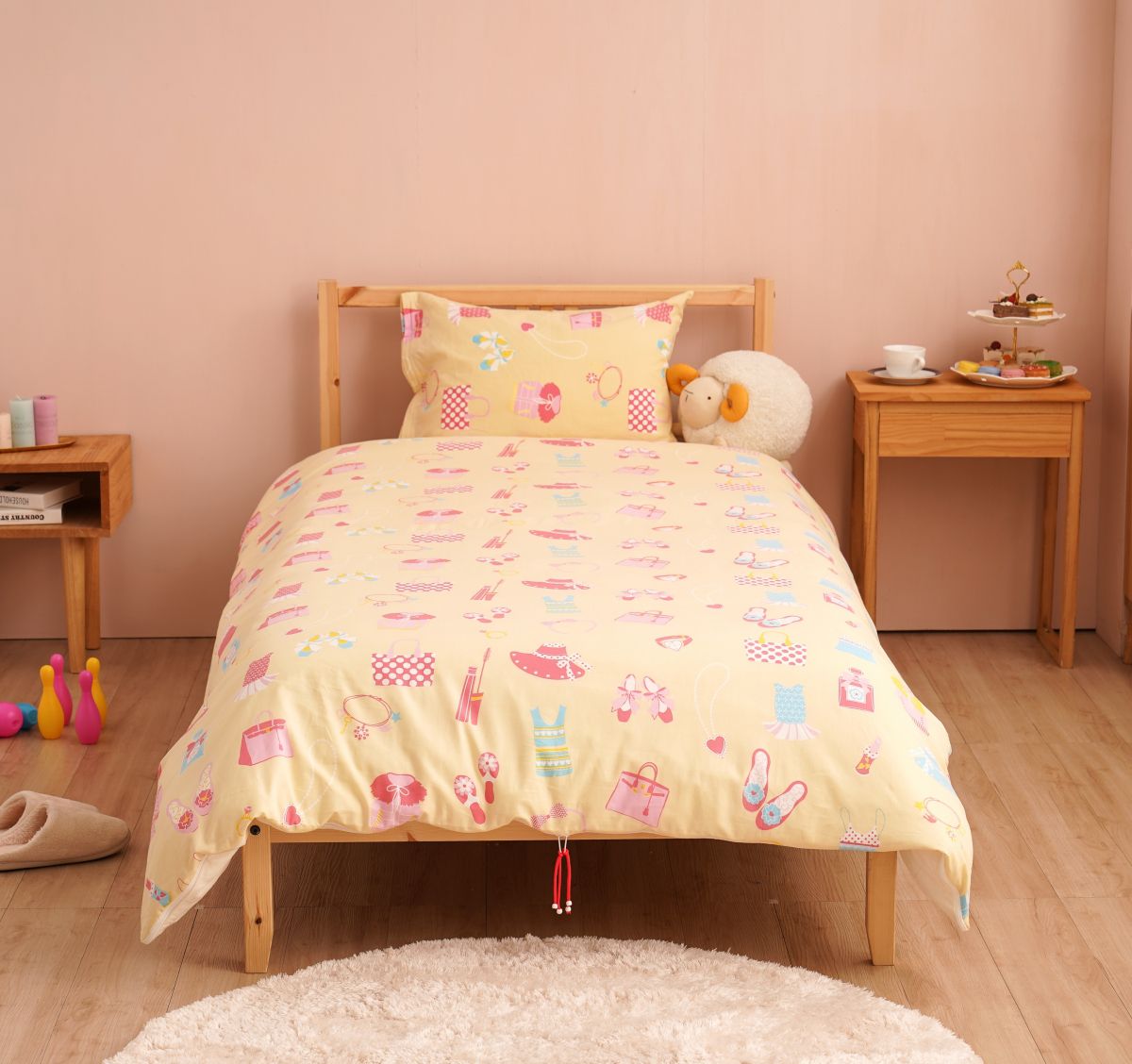 日本西村 Westy - [KIDS Design得獎款] OzBoy奧茲男孩-單人全開被套2件組-藍-單人款2件組-藍 (135 x 185 cm, 45 x 75 cm)-單人被套x1 + 枕頭套x1