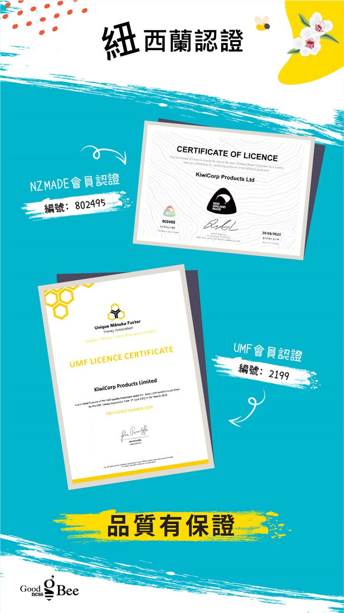 紐西蘭 Goodness bee - 麥蘆卡蜂蜜蜂膠飲-100ml /瓶