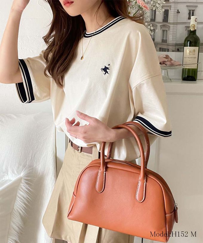 日本 Classical Elf - Java 100%天竺棉 刺繡舒適短袖上衣-粉紅