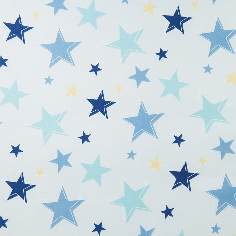 akachan honpo - 午睡被墊3件組-星星-淺藍色