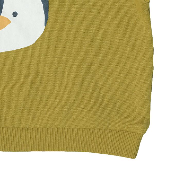 akachan honpo - 長袖休閒上衣-針織 圖案-綠色