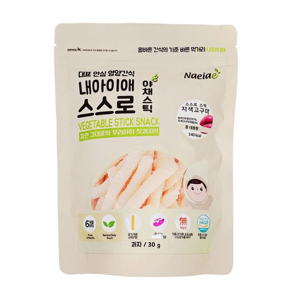 Naeiae - 韓國米棒-地瓜-建議6個月以上適吃-30g