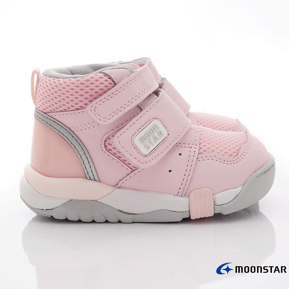 Moonstar日本月星 - 物理師推薦護踝專業矯正機能款-多附一雙鞋墊(中小童)-運動鞋-粉