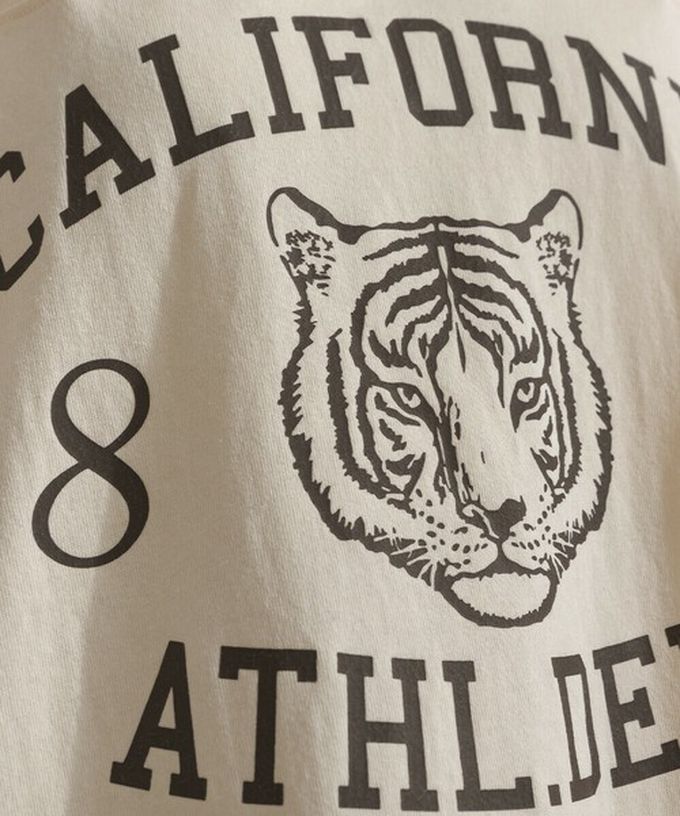 日本 Lupilien - 帥氣老虎印花側開叉長袖洋裝-灰棕