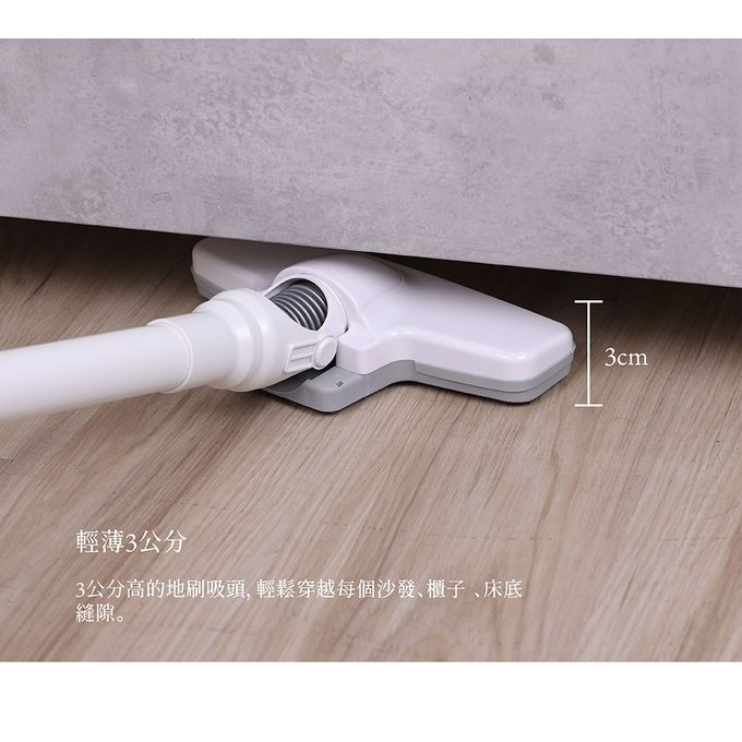 Jway - 手持直立兩用旋風吸塵器(附2入HEPA濾網）-JY-SV05-白