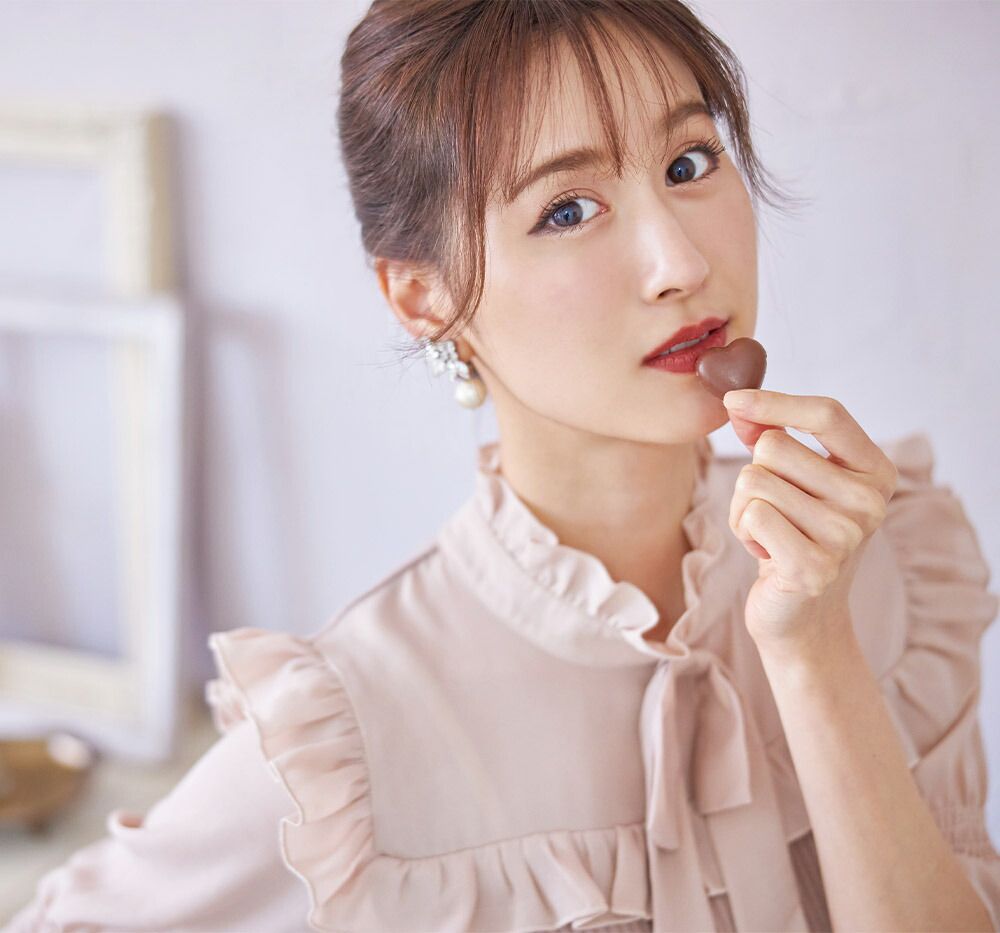 日本 tocco-closet - 夢幻荷葉邊扭結小洋裝-星塵粉