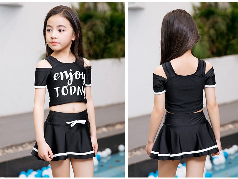 運動風挖肩泳裝套裝-enjoy today-粉色