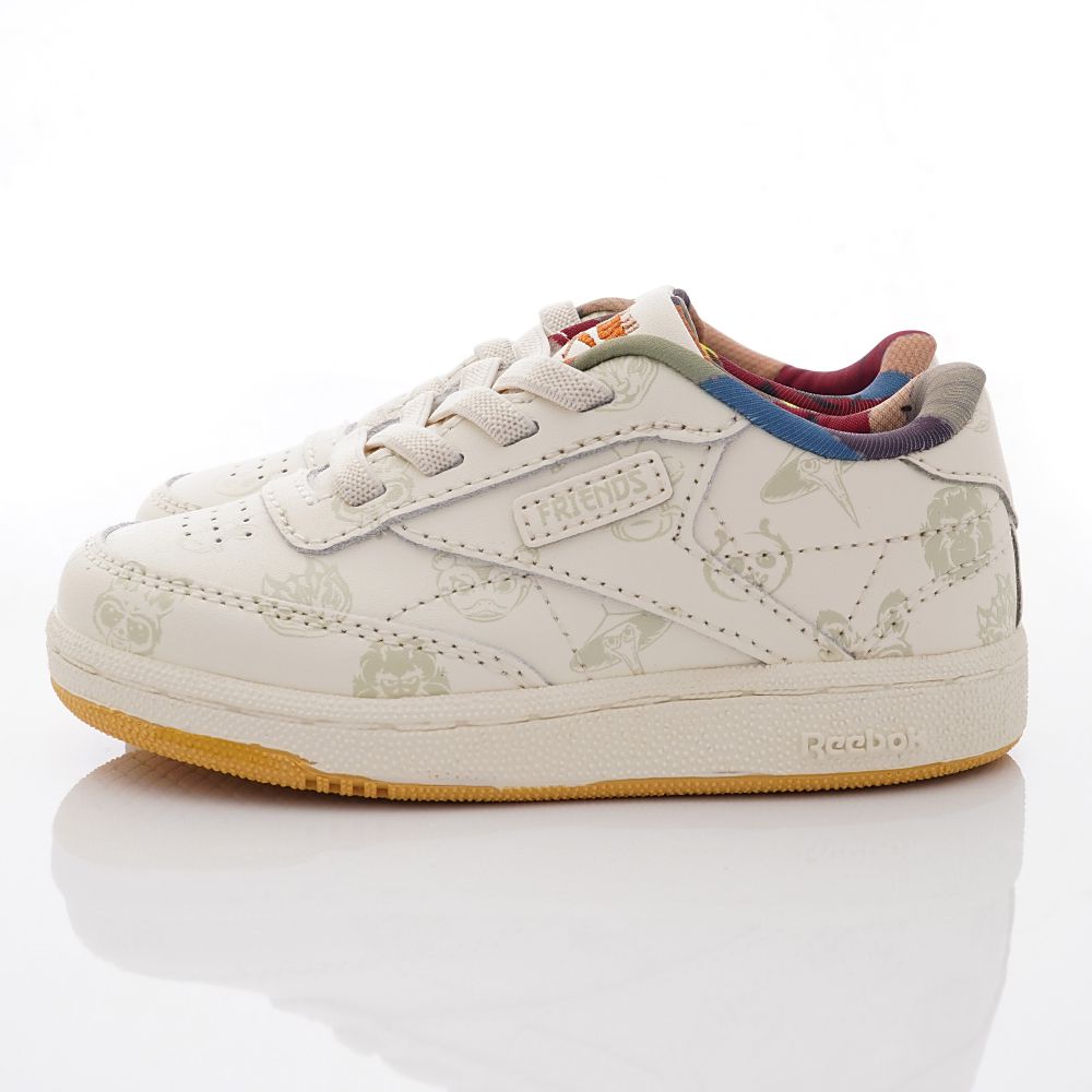 REEBOK - 功夫熊貓聯名經典鞋款01205系列(小童段)-米白