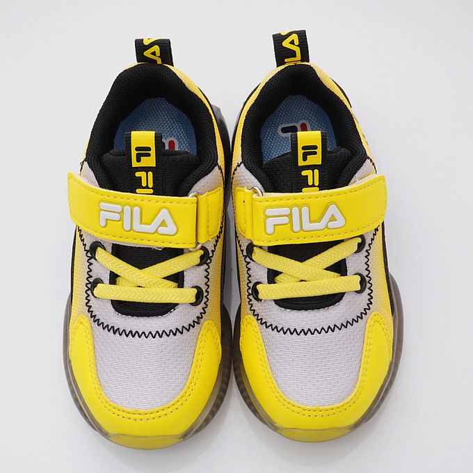 FILA - FILA康特杯電燈運動鞋款(中小童段)-運動鞋-黑黃