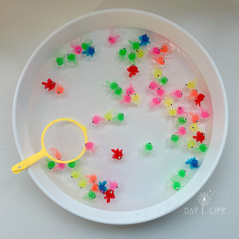 獨家組_慶典金魚組(迷你魚)+七色滴管組+三色入浴錠體驗瓶 (組合)