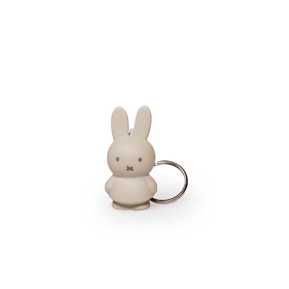Miffy-MIFFY米菲兔商店 - Miffy 米菲兔莫蘭迪色系款公仔鑰匙圈吊飾 - 大地色