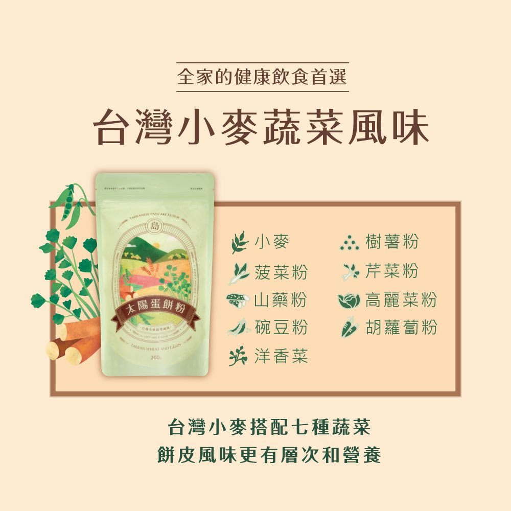 人氣排隊名店愛用【九州 Pancake 鬆餅粉、島語良品蛋餅粉】