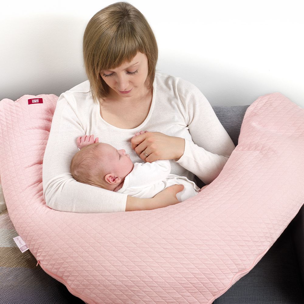 【奇哥】盒損福利品-Red Castle 育嬰枕粉色