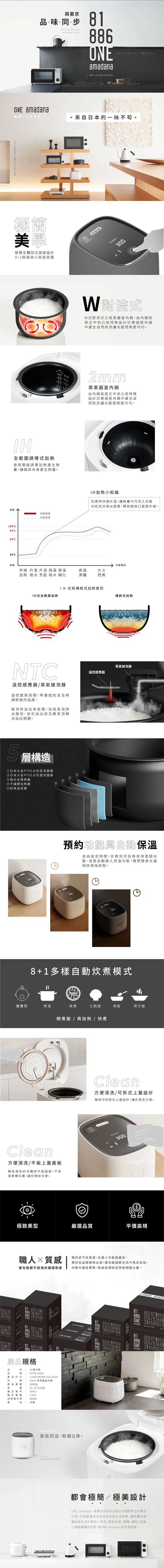 amadana - IH 智能料理炊煮器 STCR-0203