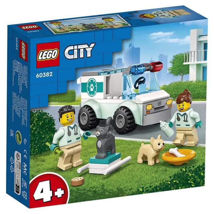 樂高 LEGO - 樂高積木 LEGO《 LT60382 》City 城市系列 - 獸醫廂型車救援