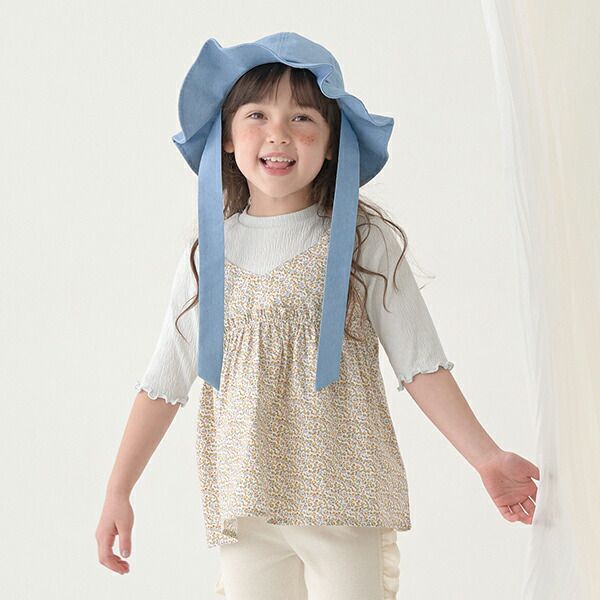 日本 Lycee mine - 學院風百摺格子裙-黃綠系