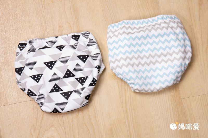 日本 Chuckle Baby - 四層學習褲(兩件組)-素色-粉-密縫式