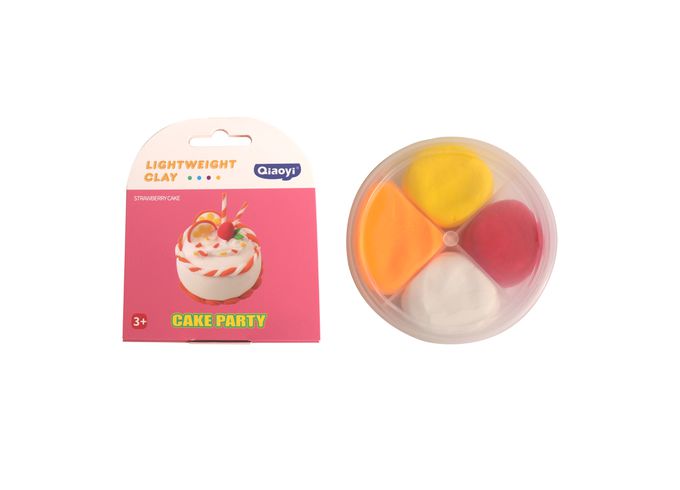 樂彩森林 - 4色主題輕黏土-蛋糕派對(混款)