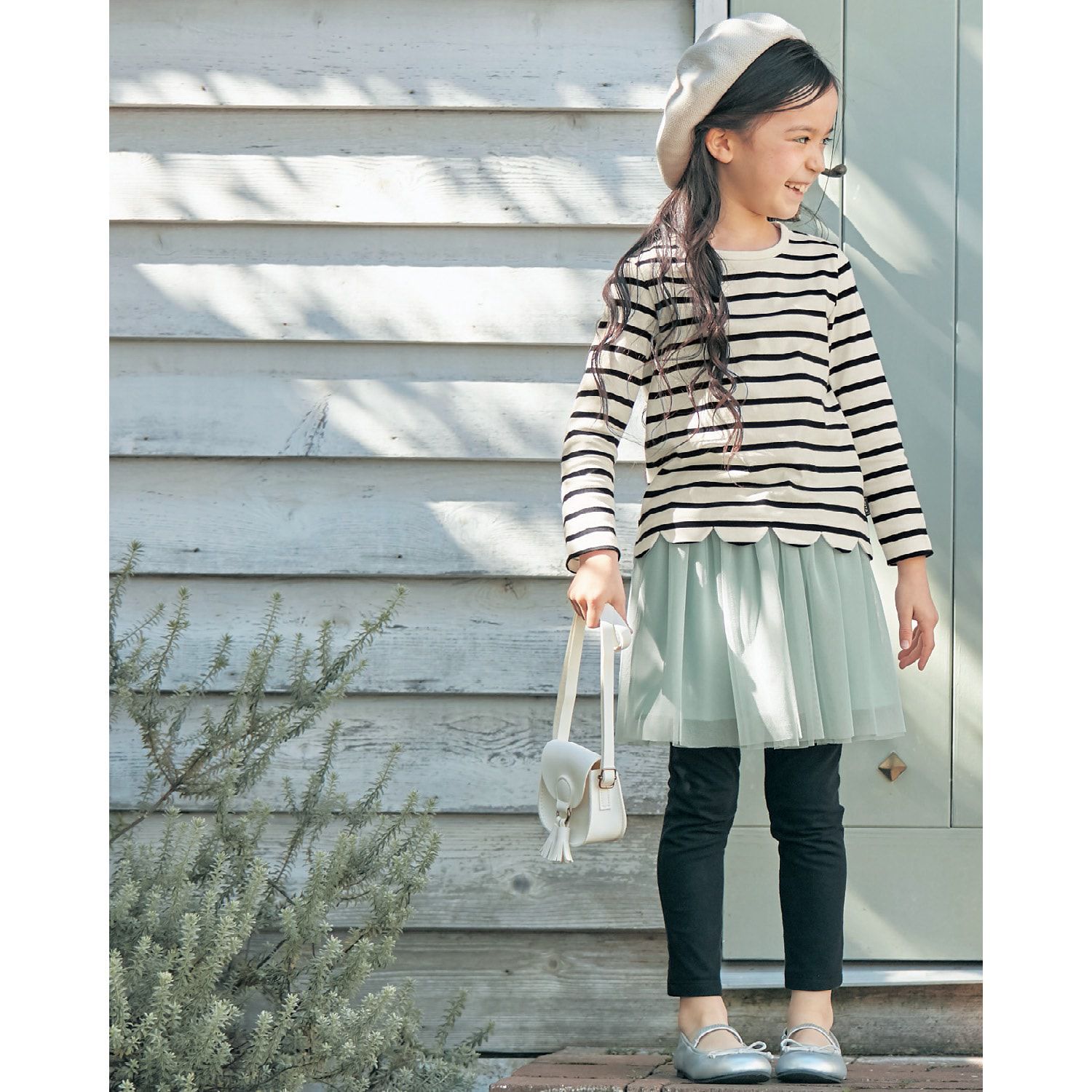 日本千趣會 - GITA 純棉百搭內搭褲裙-澎澎紗裙-冰河藍