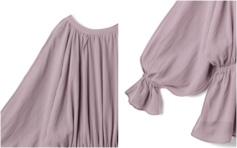 日本 GRL - 慵懶風美背大蝴蝶結縮腰長袖上衣-時尚黑 (Free)