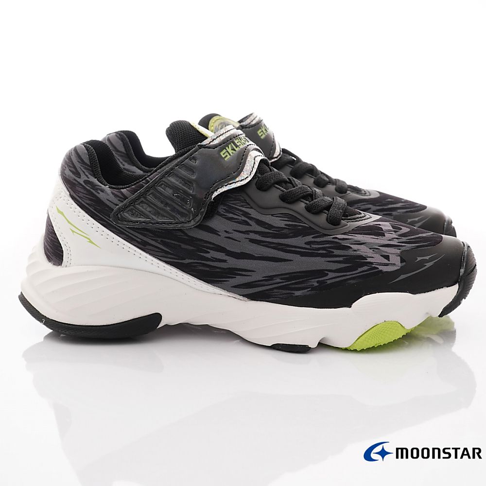 Moonstar日本月星 - 旋風系列-炫技者機能運動鞋(中大童款)-黑