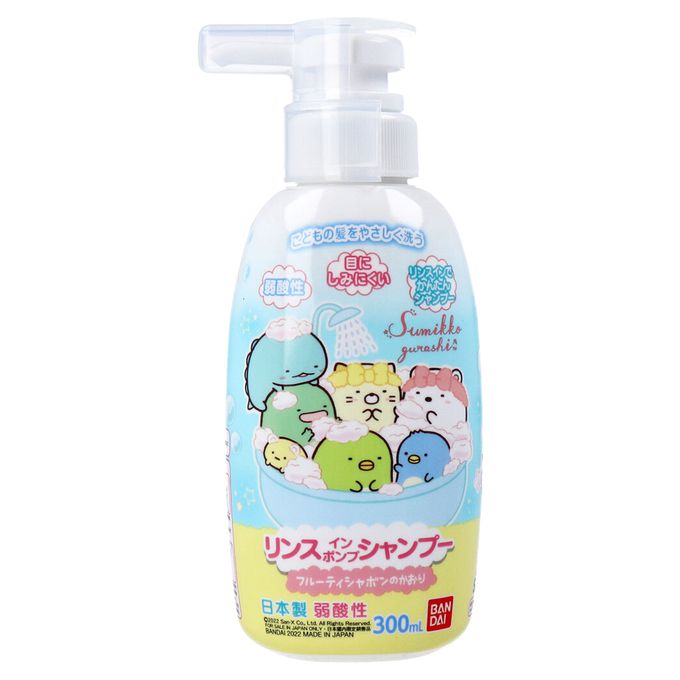 日本 BANDAI - 兒童洗髮精-角落生物/花果香-300ML