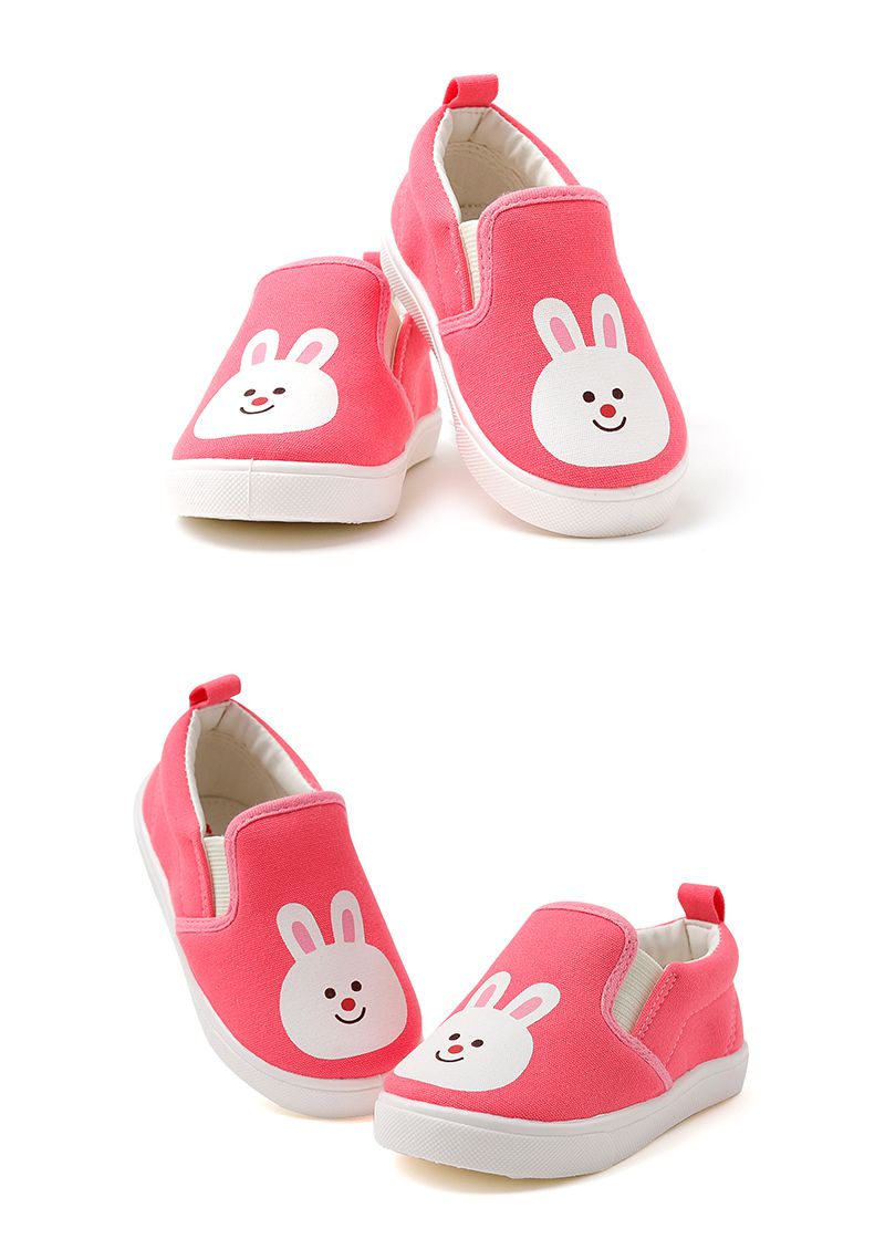 韓國 OZKIZ - 可愛動物兒童休閒鞋/室內鞋-兔子