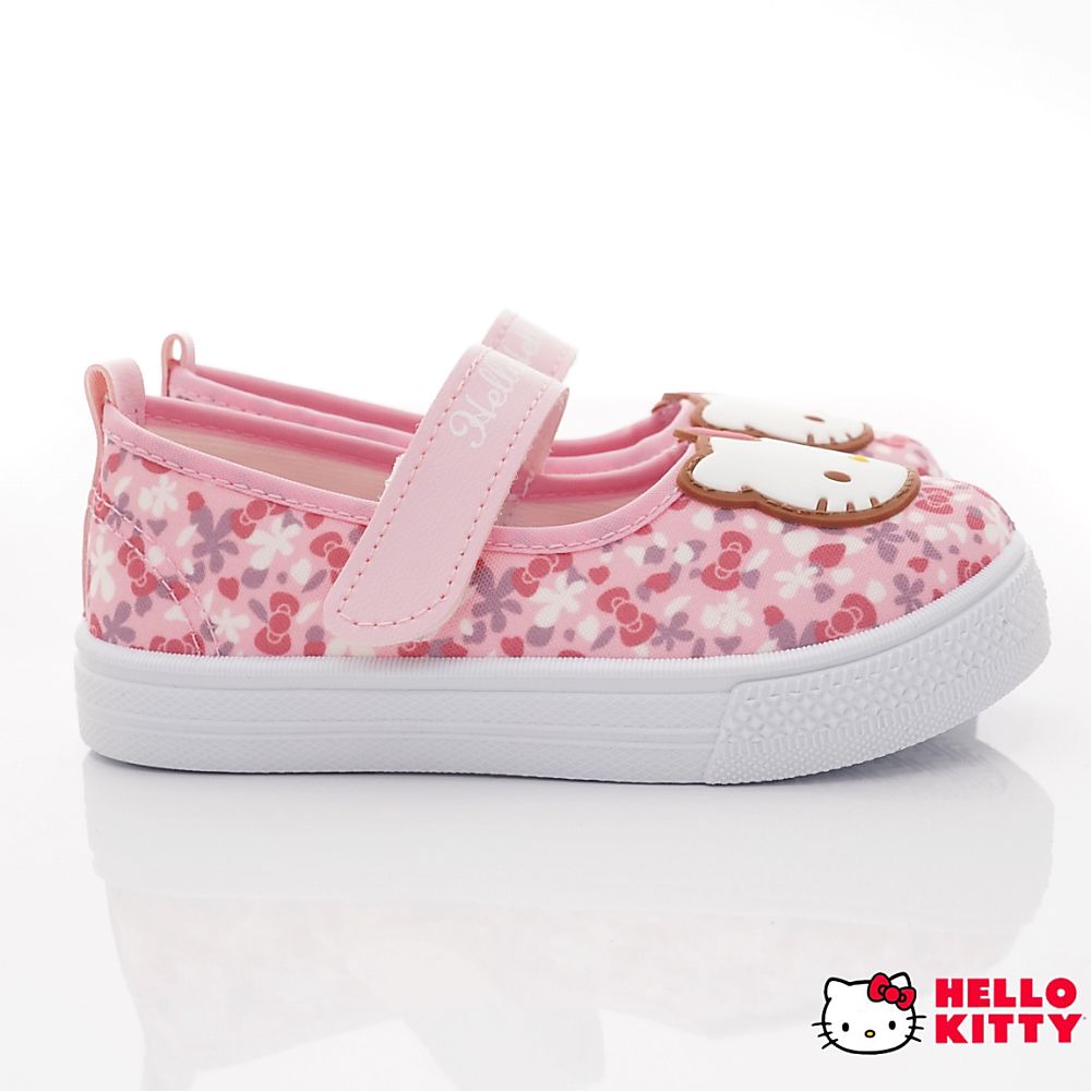 HELLO KITTY - 台灣製休閒室內鞋(中童段)-粉色